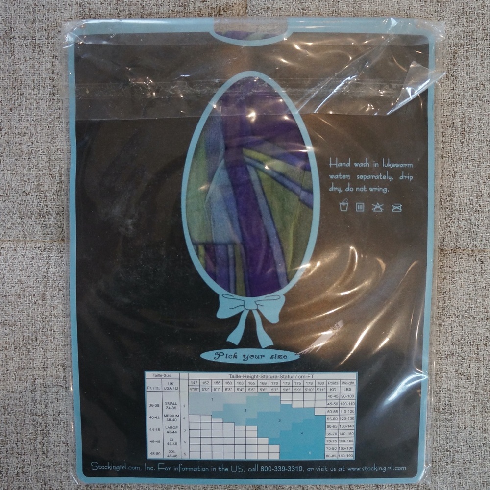 Stocking Girl - Sheer Printed Stockings